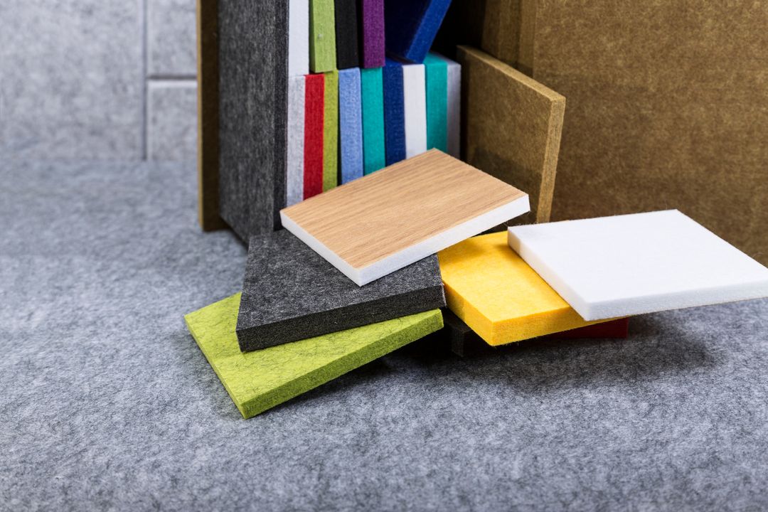 Panneaux acoustique PET feutre de différentes couleurs