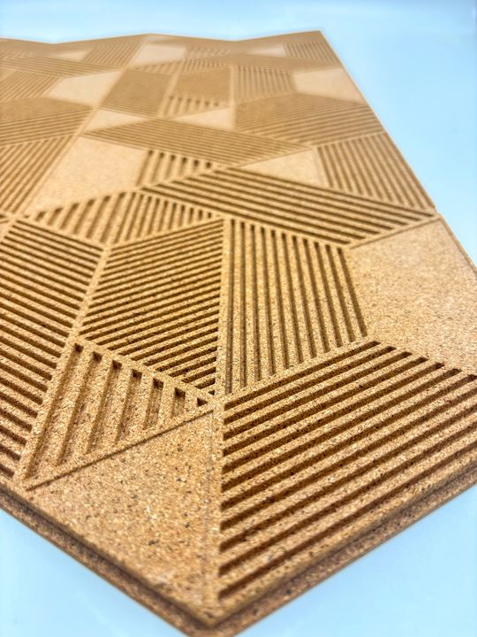 panneau de liege acoustique et décoratif