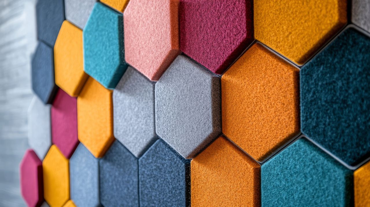 Panneaux pet recyclé pour l'acoustiques