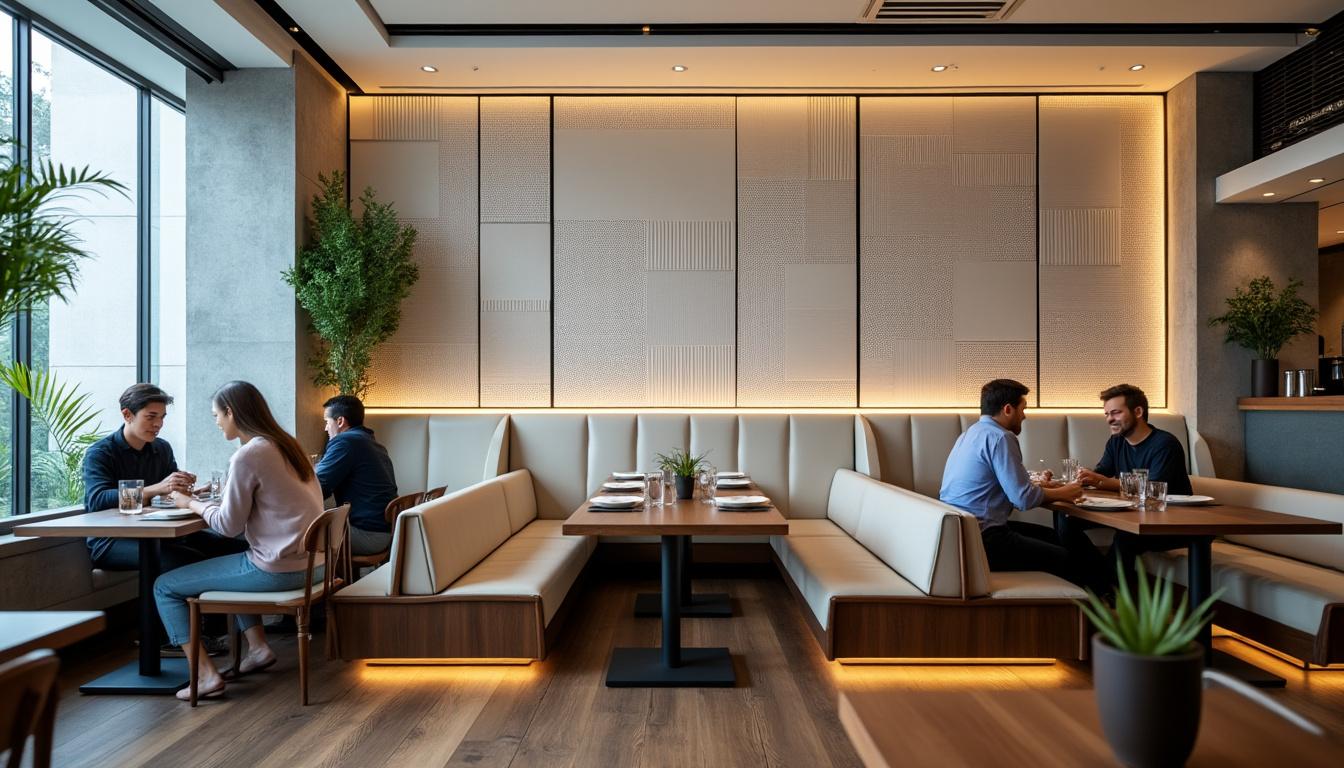 Solutions pour améliorer l'acoustique d'un restaurant tout en conservant son design et son ambiance.