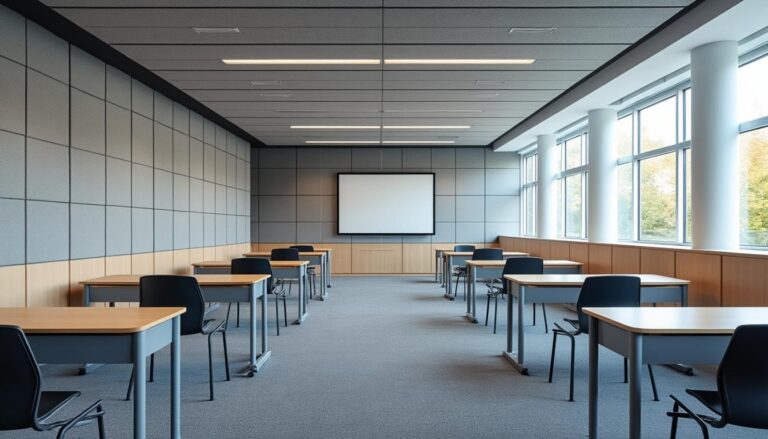 découvrez les obligations légales et les meilleures pratiques pour assurer une isolation acoustique efficace dans les écoles, garantissant un environnement d'apprentissage calme et propice à la concentration.