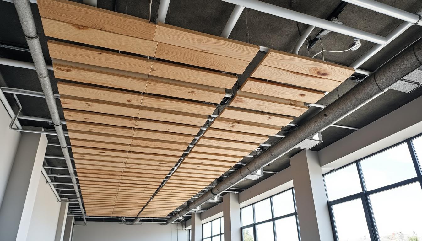 découvrez le faux plafond suspendu acoustique : principe de fonctionnement, techniques de pose et performances acoustiques pour un confort optimal.