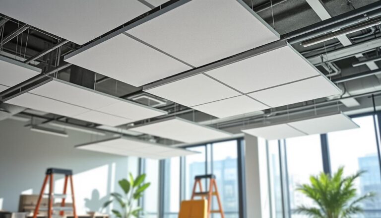 découvrez le principe, les étapes de pose et les performances des faux plafonds suspendus acoustiques pour améliorer l'isolation sonore et le confort de vos espaces.