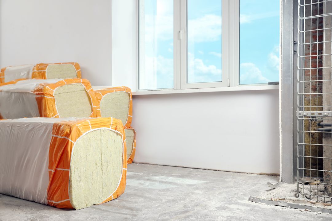 Travaux d’isolation intérieure réalisés par un professionnel équipé sur un chantier à Andernos-les-Bains