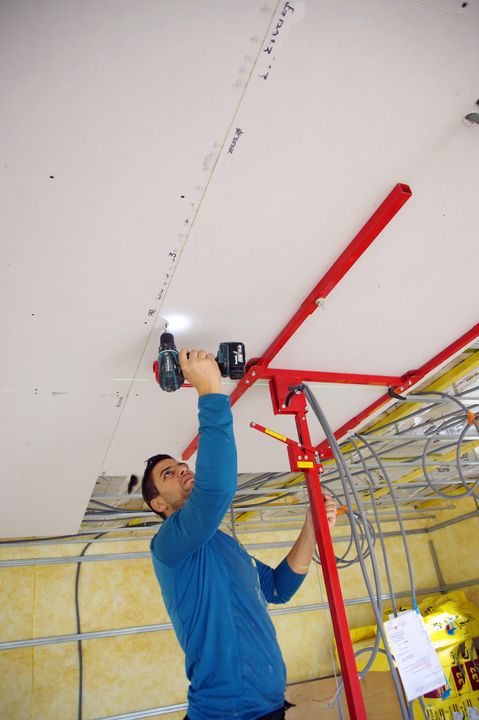 acoustiques solutions installe du placo au plafond à saint-medard-en-jalles