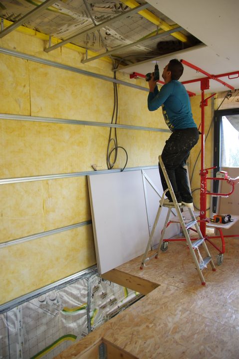 Travaux de rénovation de plafond à Biganos par Acoustiques Solutions