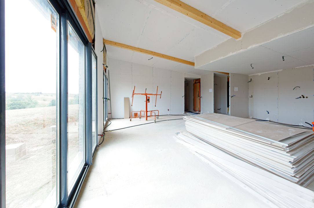 pose de plaque de platre dans une arcachonnaise par artisan