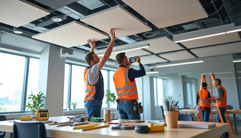 découvrez notre plafond acoustique sur mesure avec étude acoustique personnalisée et pose professionnelle pour un confort sonore optimal.