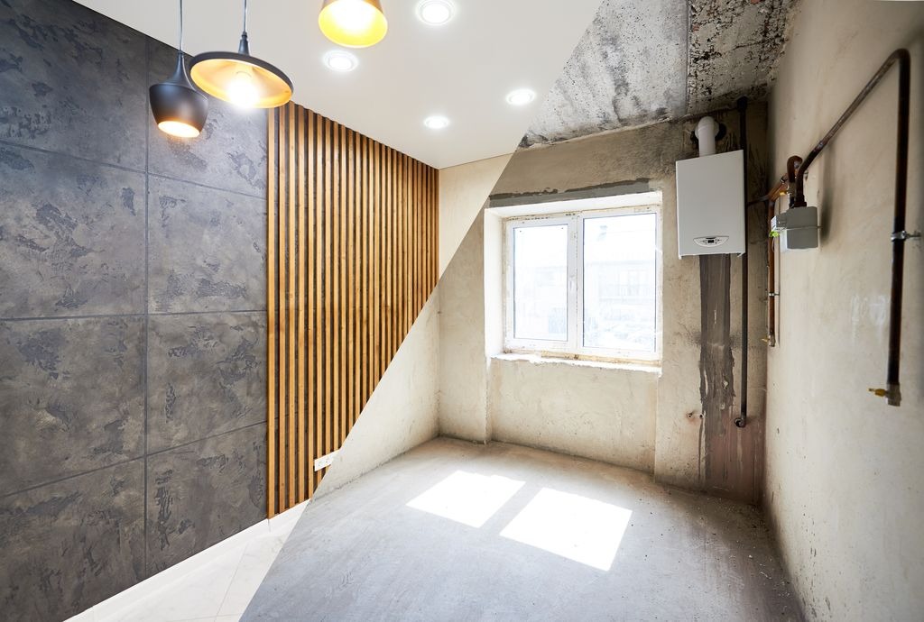 Renovation local professionnel cloison bois Carbon-Blanc