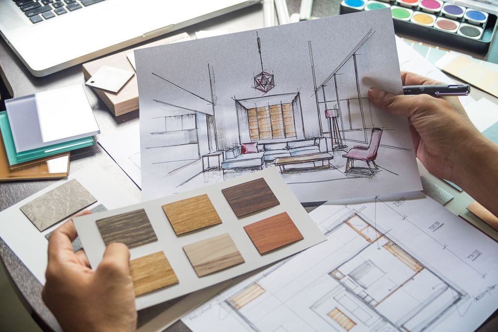 Conception amenagement interieur projet renovation Tresses